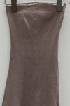 Marc le bihan belted tube top dress 21938-E21 VIEUX ROSE